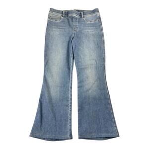 Spanx Super Bell Flare High Rise Jeans Women's XL Body Sculpt Shaping